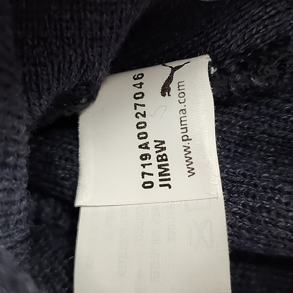 ⭐️3/ $30⭐️ PUMA Youth Knit Navy Blue Hat & Gloves Matching Set - Picture 8 of 11